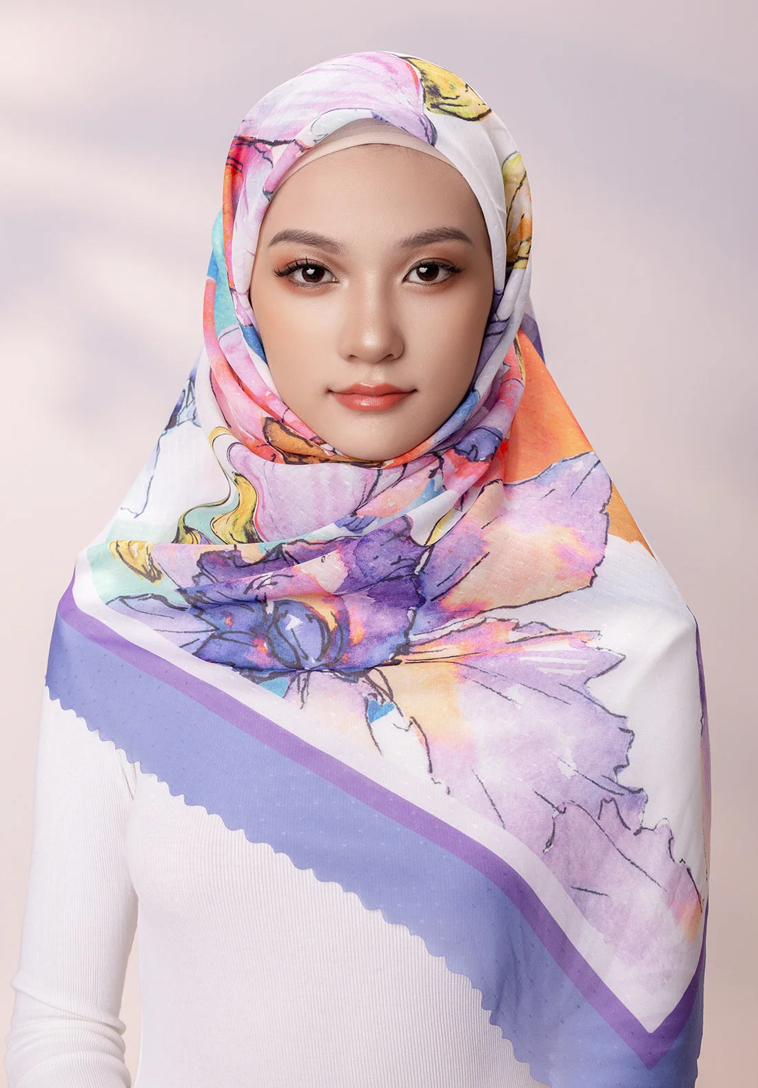 jacquard scarf